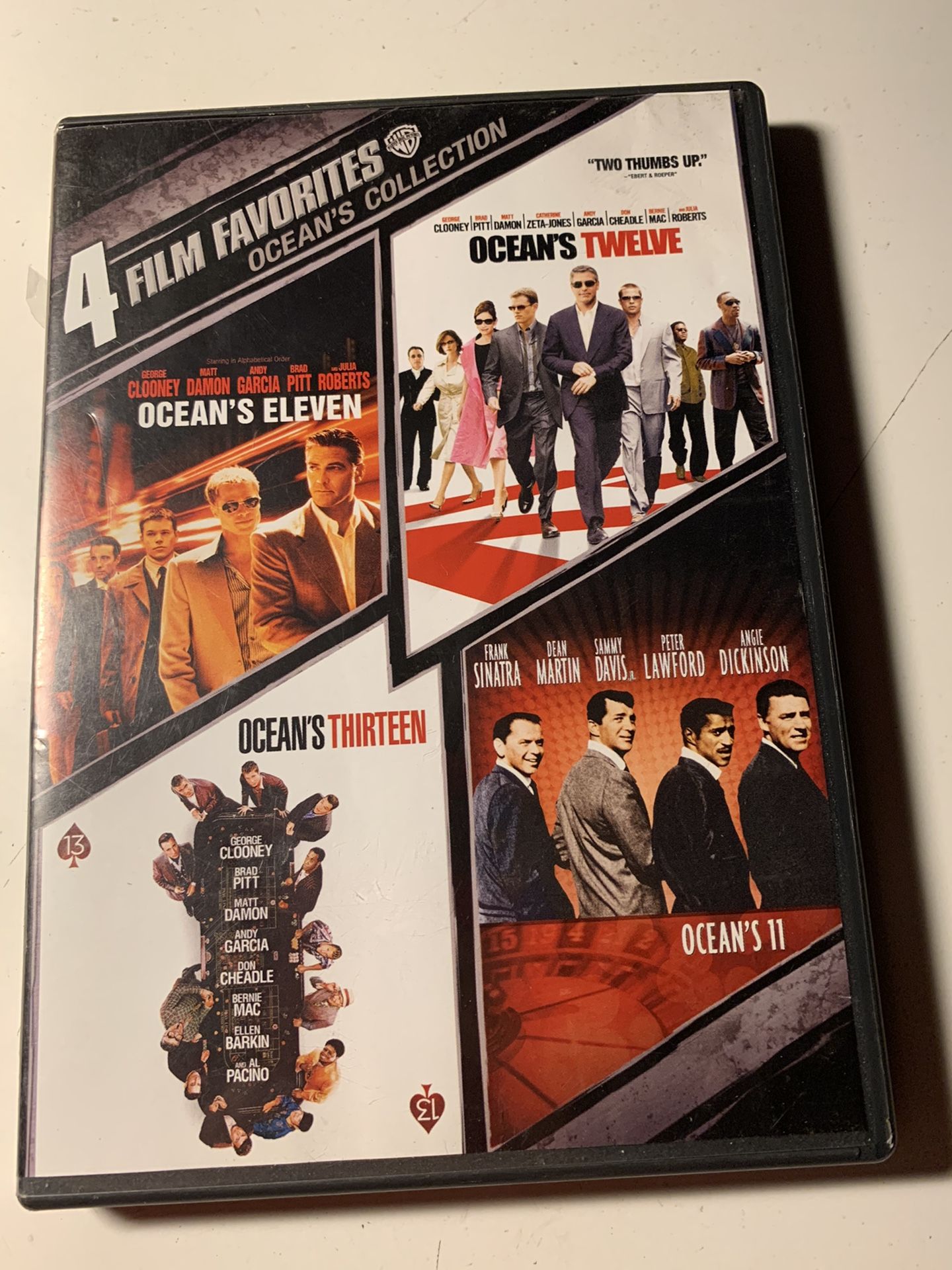 Ocean’s 11,12&13 ,classic 11 , 4 DVD set