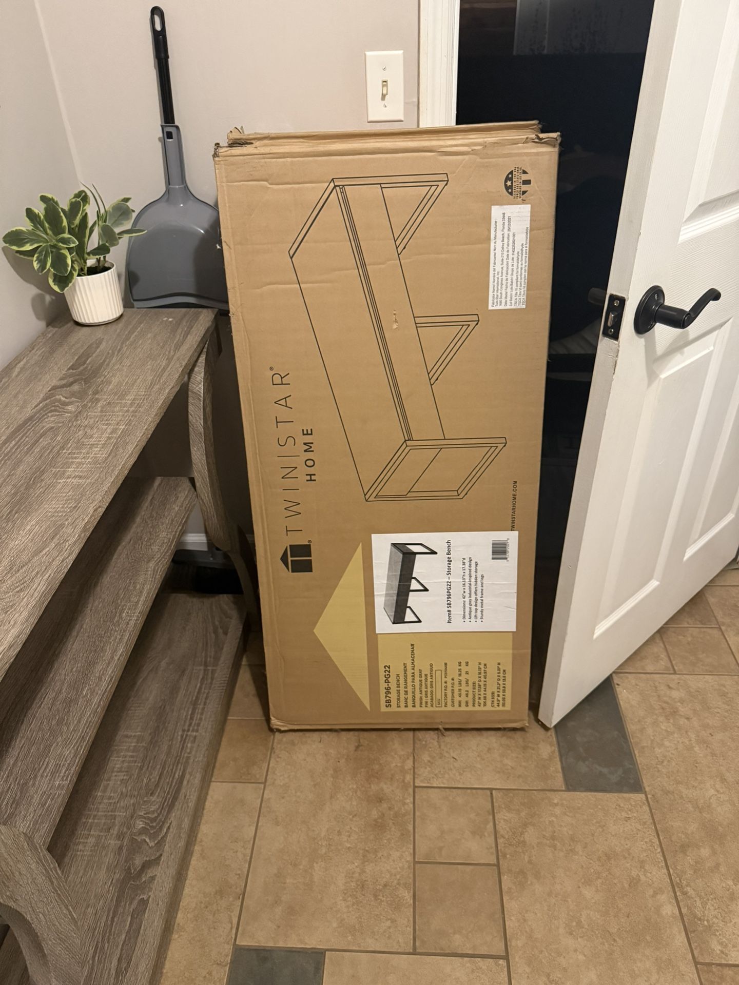 Unopened TwinStar Storage Bench – Still in Box (Rock Spring GA)