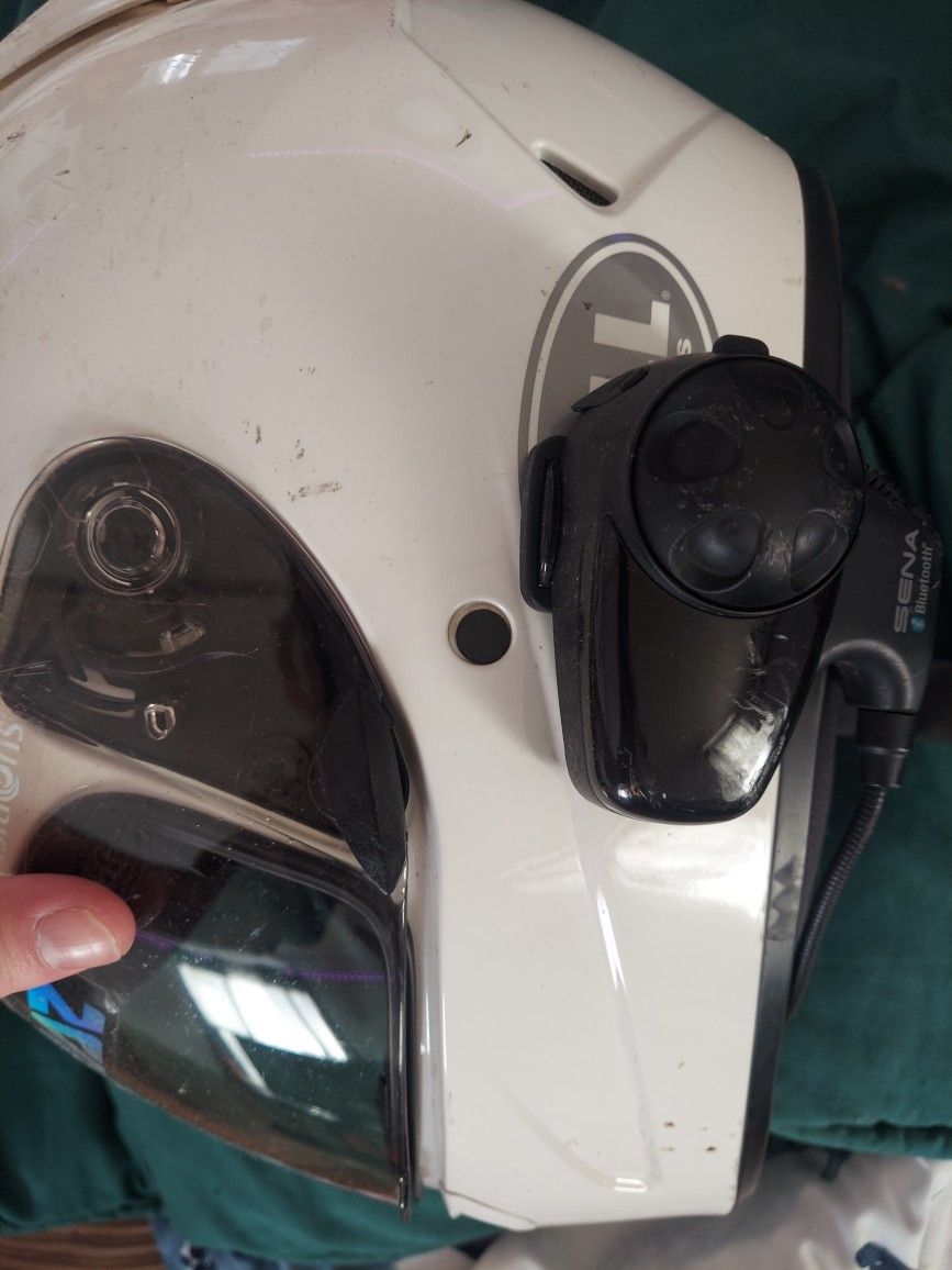 Bell Motorcycle Helmet with Sena