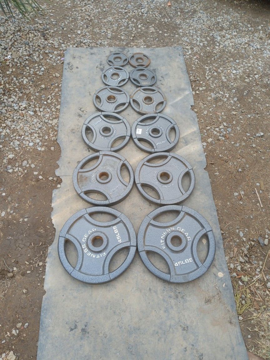 Olympic Weights 245lbs