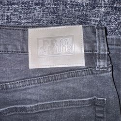 Black Baggy Pro Club Jeans