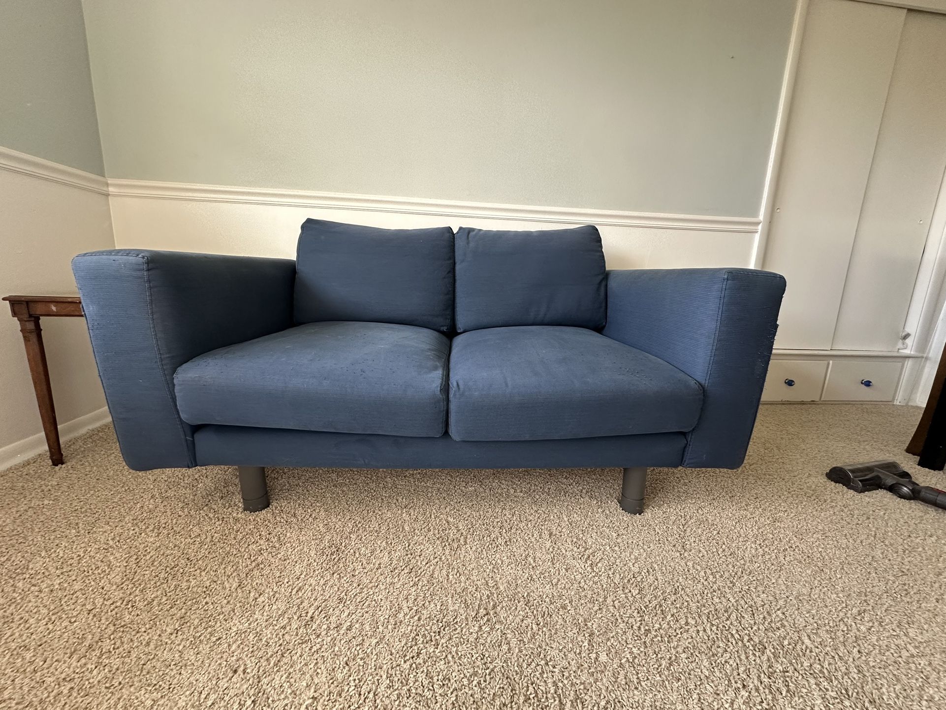 Blue Loveseat