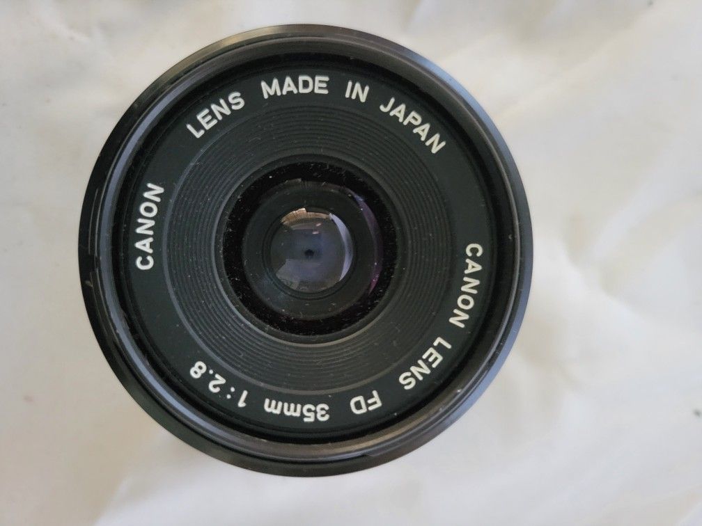 Vintage Canon Lens FD 35mm1:2.8