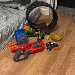 Hot Wheels And Nerf Guns