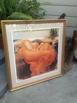 Z Gallerie print of Flaming June, the iconic 1895  by Sir Frederic Leighton