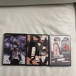Lain Serial Experiments DVDs 