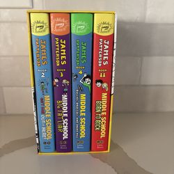 books from the Middle School series by James Patterson