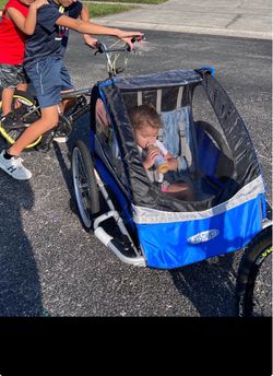 Bicycle Carriage Trailer Attachment
