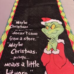 Grinch Table Runner 72in Long