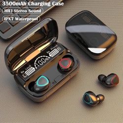 TWS Bluetooth Earbuds Waterproof Bluetooth 5.1 Headset Noise Cancelling Wireless