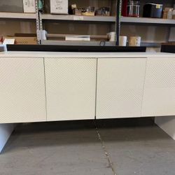 New Minimalist Style 60" Sideboard Buffet Accent Storage Cabinet, Wood Console Table Sofa Table