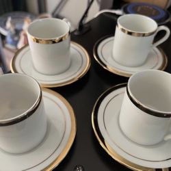 Demitasse Set of 4 cups and saucers