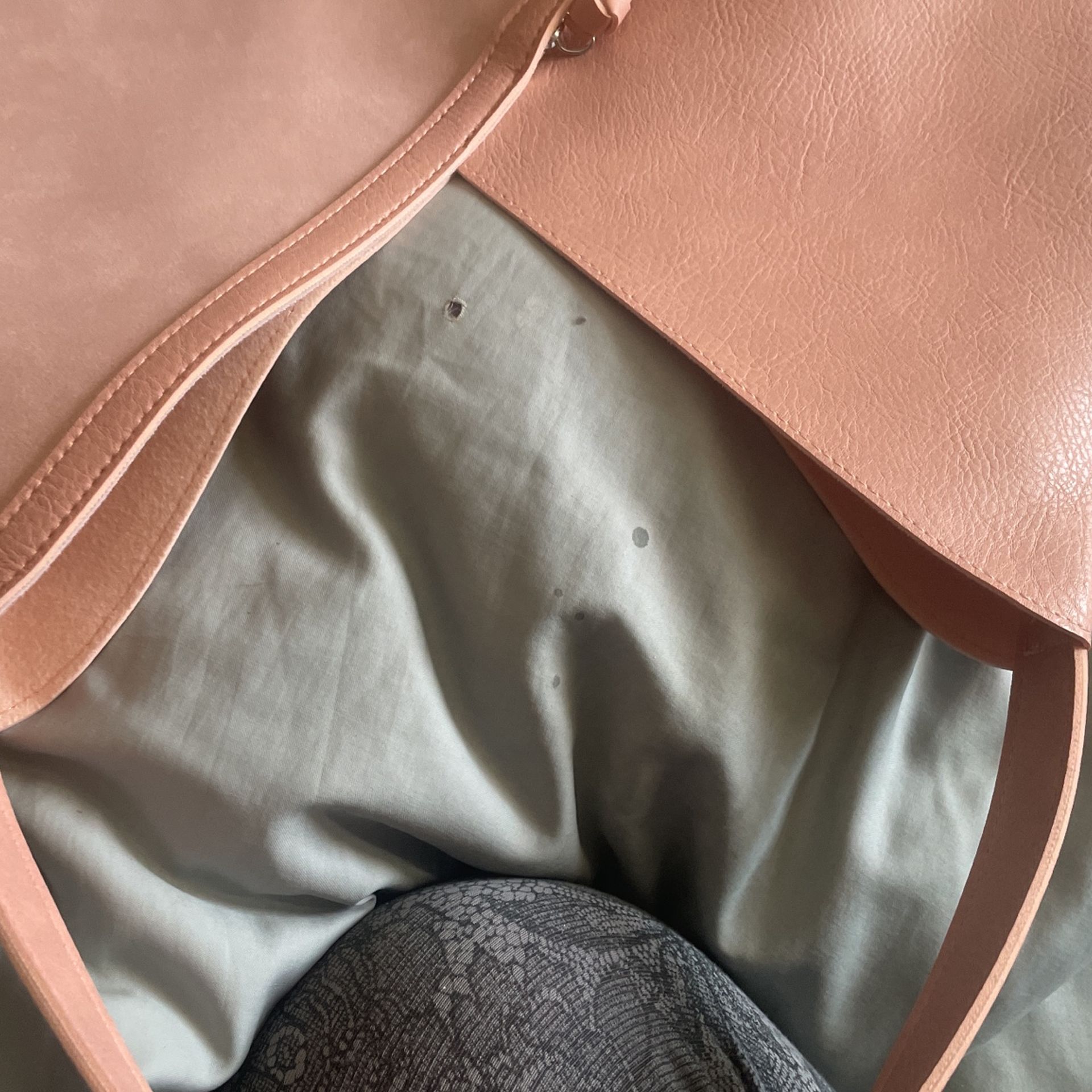 Ulta Blush Over Shoulder Purse With Side Zipper Pocket
