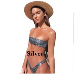 Silver Shimmer Bikini