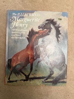 Vintage 1980 hardcover copy of The Illustrated Marguerite Henry