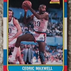 1986-87 Fleer Basketball Cedric Maxwell #70