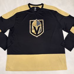 black and gold Vegas Golden Knights NHL long sleeve shirt 