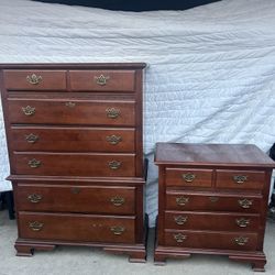 Dresser And Nice Nightstand Very Good Condition