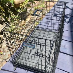 Precision Two Door Dog Crate, For Pets 30-50 lbs: 30”L x 19”W x 21”H