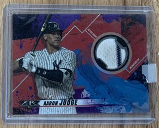 2019 Aaron Judge Topps Fire Patch Card5/50