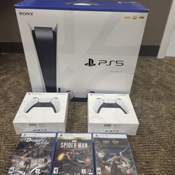 CONSOLE DISC VERSION 3 GAMES + 2 CONTROLLERS BRAND NEW