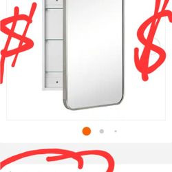 🔥 NEW TEHOME Garnes 17.5” x 29” Brushed Nickel Medicine Cabinet – Only $40 (Retail $163!)