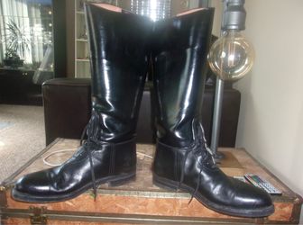 Dehner Boots CHP Police boots Motorcycle Police Boots Bal-Lace