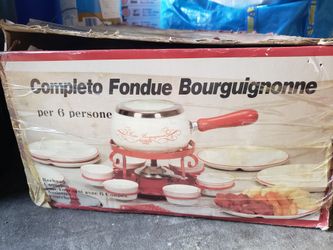 Vintage Fondue Set