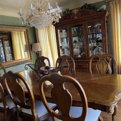 Dining Room Set Table and China Cabinet