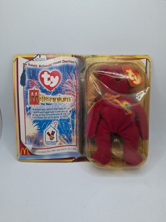 McDonald's Millennium The Bear Beanie Baby 