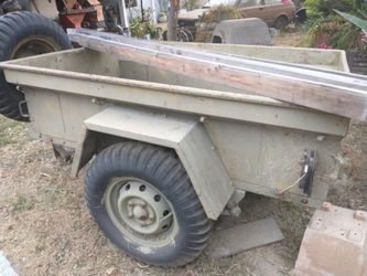 Vintage Stevens M416 1/4 Ton Rust free  army trailer