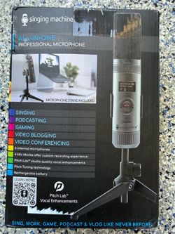 Microphone singing machine