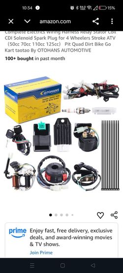 Otohans Complete Electrics Stator CDI Wiring Harness Kit$25