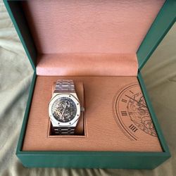 Luxury Automatic men's Skeleton Watch 