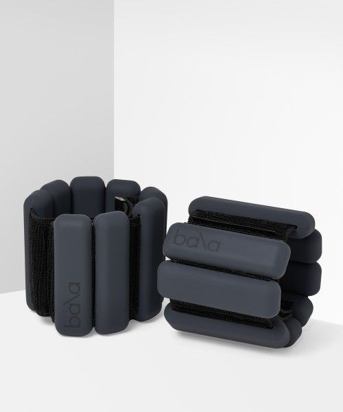 Bala Bangles Charcoal Wrist/Ankle Weights - 1lb