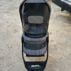Gen7Pets Starry Night Gray Regal Plus Pet Stroller