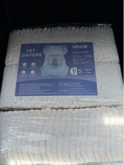 Pet diapers small female 72pcs