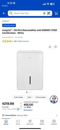 50-Pint Dehumidifier