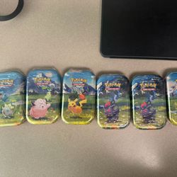 Sealed Pokemon Ascended heroes Tins 6x