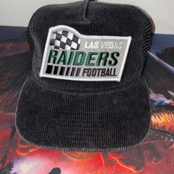 Raiders Corduroy SnapBack Hat