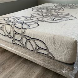 Full Sky Comfort Bamboo Cool Gel Memory Foamm Matres!!