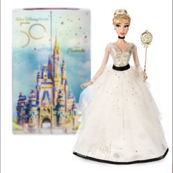 Cinderella Doll 17” Disney World 50th Anniversary 