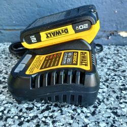 BATTERY AND CHARGER DEWALT 