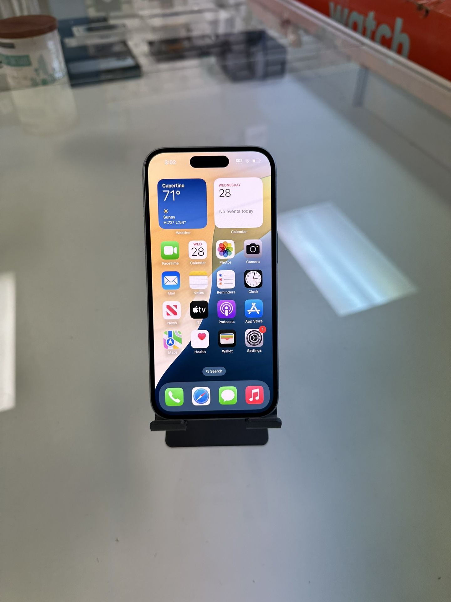 iPhone 15 128 GB Blue unlocked physical sim & E-Sim