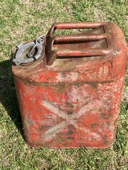Antique gas tank