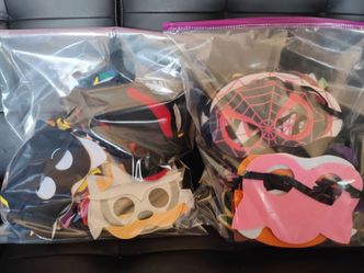 Kids Party Masks New lot of 100 Spiderman,Pokemon,Hulk and More