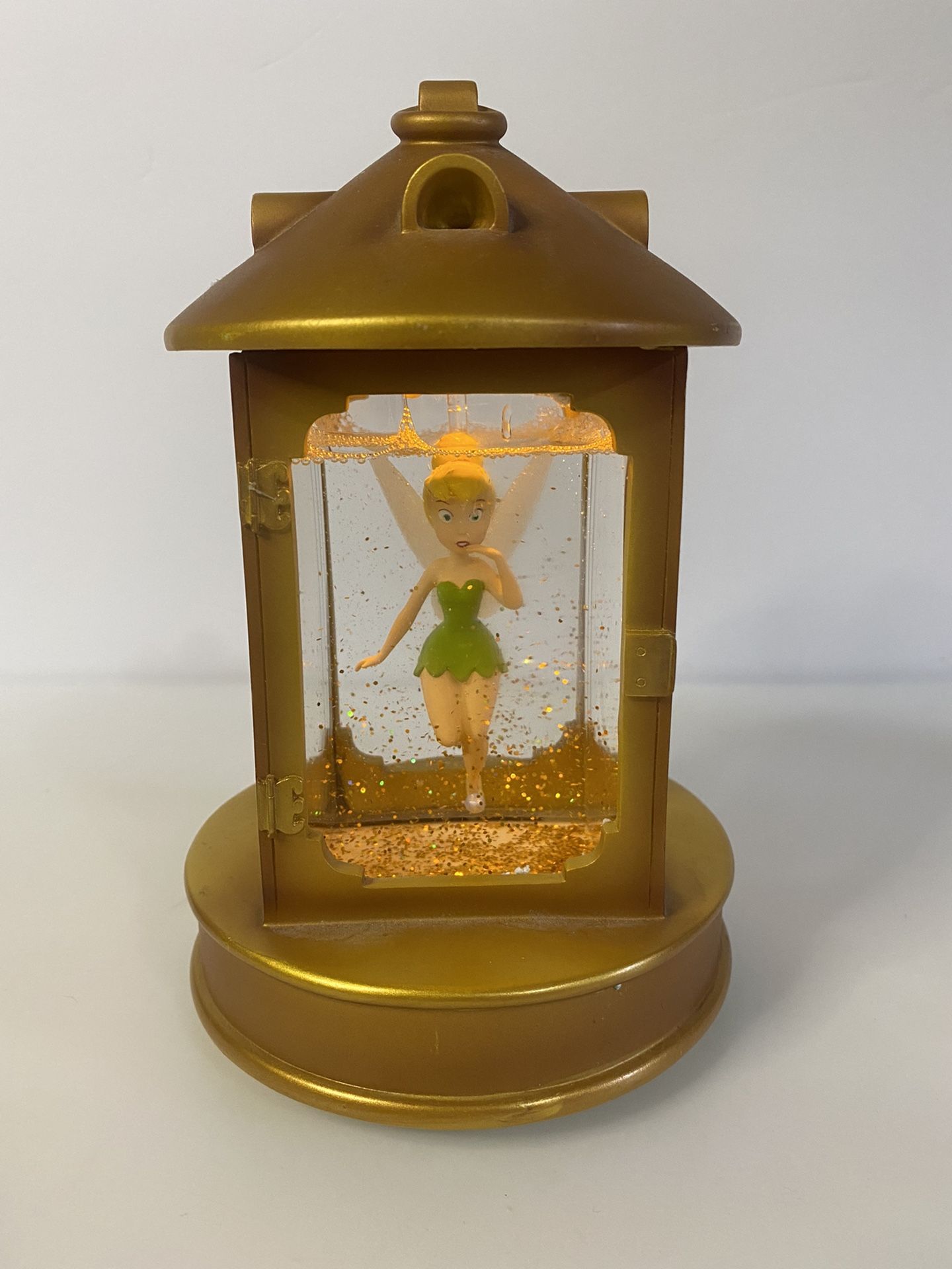 Disney Store Tinkerbell Light up Lantern with Glitter Snow