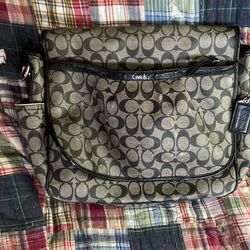 Coach  diaper/duffle bag