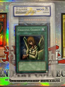 Yugioh Graceful Charity (SDP-040) Mint Graded 2003 Upper Deck Graded GEM-MT 10