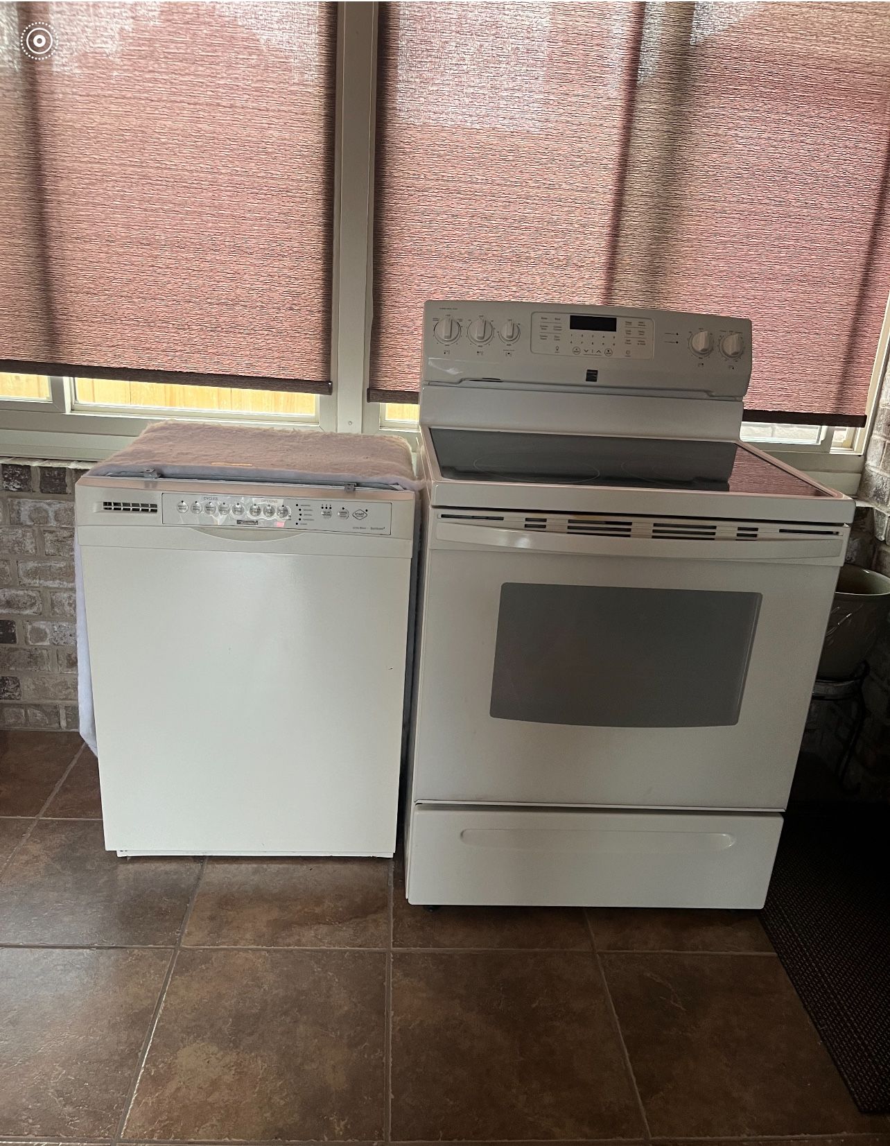 Dishwasher and Stove